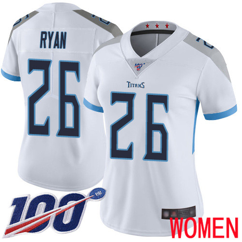 Tennessee Titans Limited White Women Logan Ryan Road Jersey NFL Football #26 100th Season Vapor Untouchable